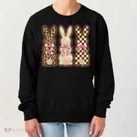 Cute Easter Girly Coquette Bunnies Women's Sweatshirt thumb 0