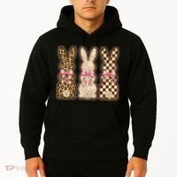 Cute Easter Girly Coquette Bunnies Hoodie thumb 2