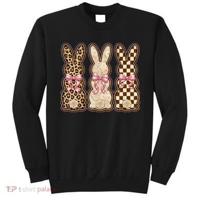 Cute Easter Girly Coquette Bunnies Sweatshirt
