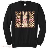 Cute Easter Girly Coquette Bunnies Sweatshirt thumb 0