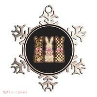 Cute Easter Girly Coquette Bunnies Ornament thumb 0