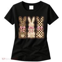 Cute Easter Girly Coquette Bunnies Women's T-Shirt thumb 0