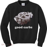 Car Enthusias Good Carbs 4 Barrel Carburetor Kids Sweatshirt thumb 0