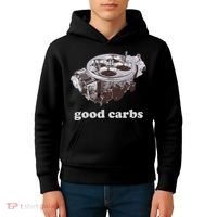 Car Enthusias Good Carbs 4 Barrel Carburetor Kids Hoodie thumb 4