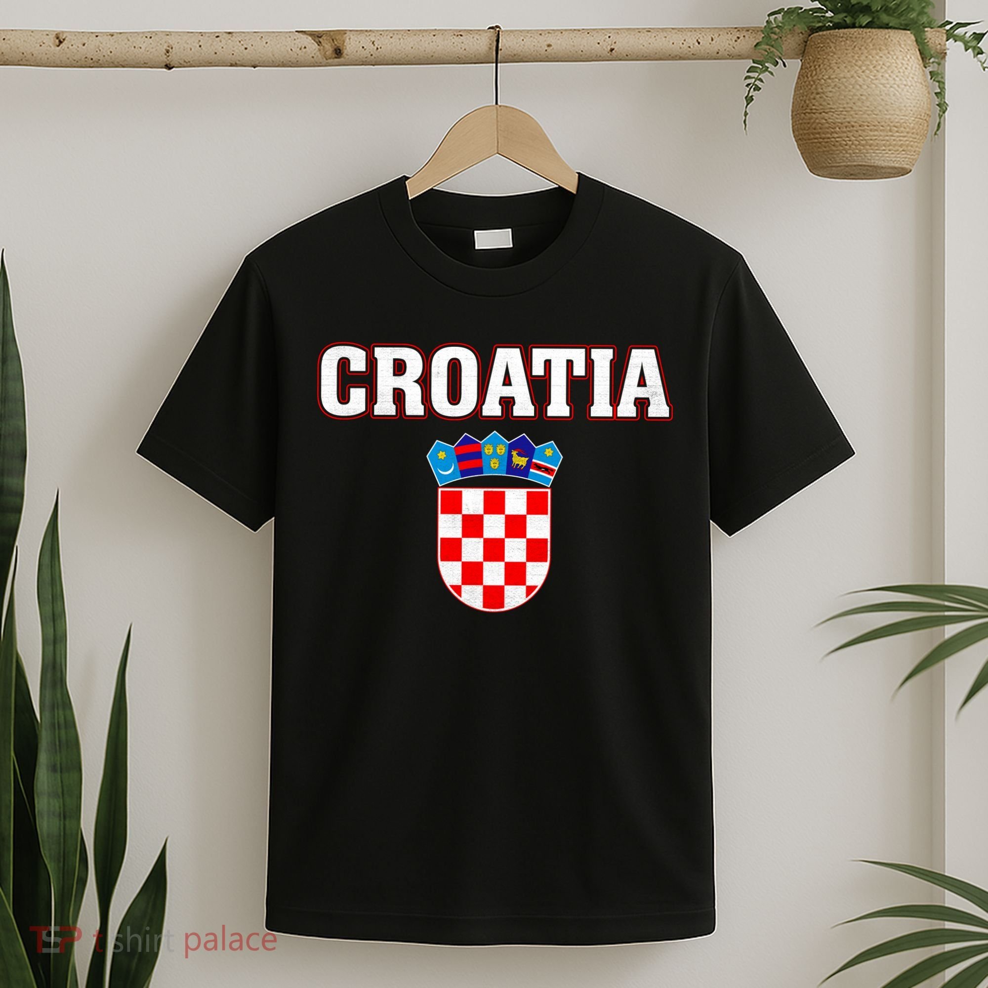 Croatia Emblem Heritage Proud Fans And Travelers T-Shirt