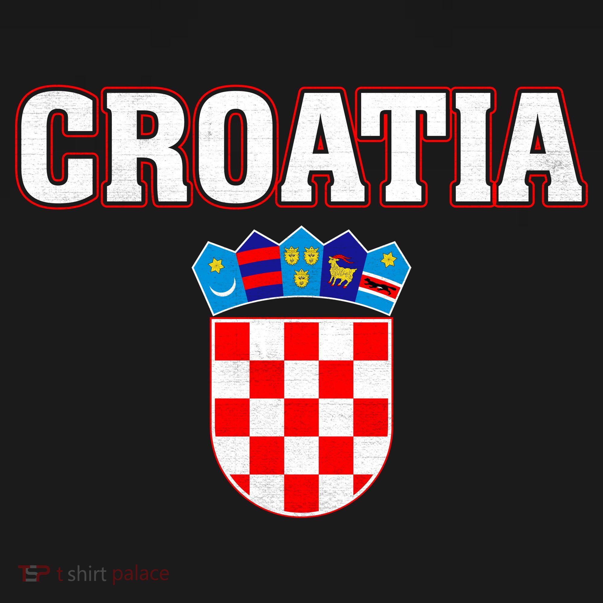 Croatia Emblem Heritage Proud Fans And Travelers T-Shirt