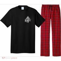 Celebrate Easter He Is Risen Matthew 28:6 Front And Back Pajama Set thumb 0