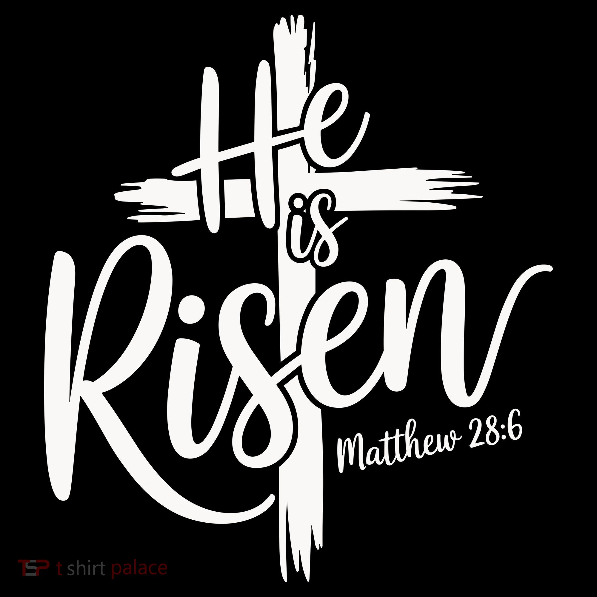 Celebrate Easter He Is Risen Matthew 28:6 Front And Back Women's Hoodie