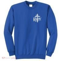 Celebrate Easter He Is Risen Matthew 28:6 Front And Back Sweatshirt thumb 0