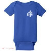 Celebrate Easter He Is Risen Matthew 28:6 Front And Back Baby Bodysuit thumb 0