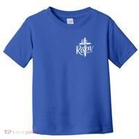 Celebrate Easter He Is Risen Matthew 28:6 Front And Back Toddler T-Shirt thumb 0