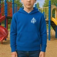 Celebrate Easter He Is Risen Matthew 28:6 Front And Back Kids Hoodie thumb 2