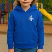Celebrate Easter He Is Risen Matthew 28:6 Front And Back Kids Hoodie thumb 3