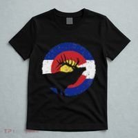 Colorado Elk Hunting Co State Flag Hunter T-Shirt thumb 5