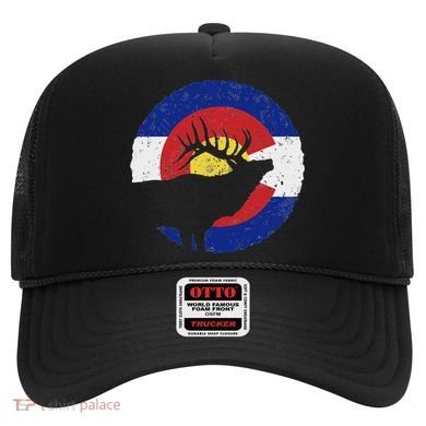 Colorado Elk Hunting Co State Flag Hunter Hat