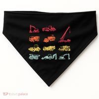 Construction Equipment Heavy Equipment Operator USA-Made Doggie Bandana thumb 0