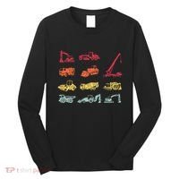 Construction Equipment Heavy Equipment Operator Long Sleeve Shirt thumb 0