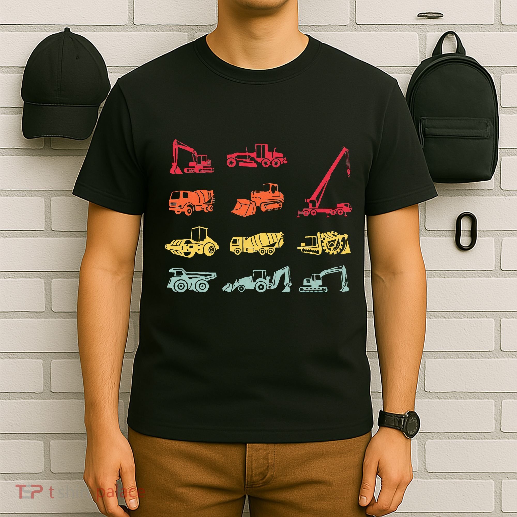 Construction Equipment Heavy Equipment Operator T-Shirt
