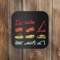 Construction Equipment Heavy Equipment Operator Coaster thumb 0