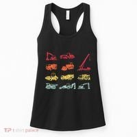 Construction Equipment Heavy Equipment Operator Women's Tank Top thumb 0