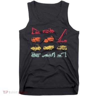 Construction Equipment Heavy Equipment Operator Tank Top