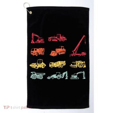 Construction Equipment Heavy Equipment Operator Golf Towel