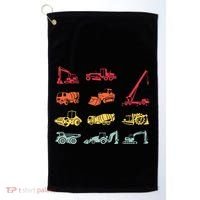 Construction Equipment Heavy Equipment Operator Golf Towel thumb 0