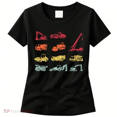 Construction Equipment Heavy Equipment Operator Women's T-Shirt