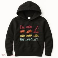 Construction Equipment Heavy Equipment Operator Kids Hoodie thumb 0