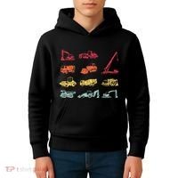 Construction Equipment Heavy Equipment Operator Kids Hoodie thumb 4