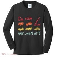 Construction Equipment Heavy Equipment Operator Kids Long Sleeve Shirt thumb 0