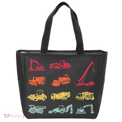 Construction Equipment Heavy Equipment Operator Tote Bag