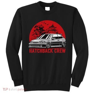 Civic Ek Hatchback Type R Japanese Car Sweatshirt