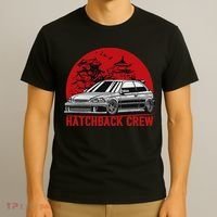 Civic Ek Hatchback Type R Japanese Car T-Shirt thumb 3
