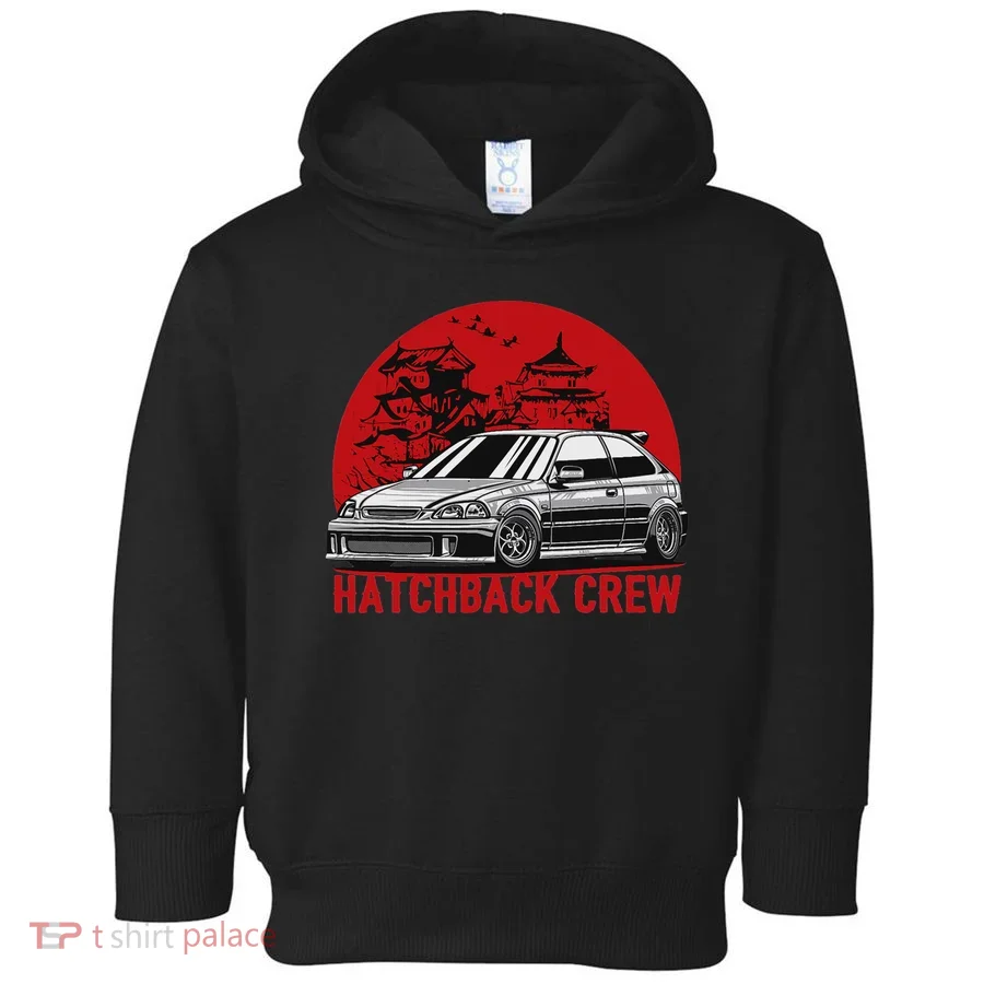Civic Ek Hatchback Type R Japanese Car Toddler Hoodie