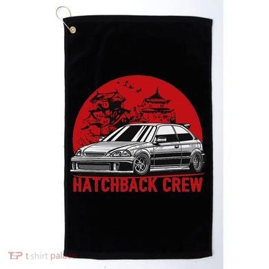 Civic Ek Hatchback Type R Japanese Car Golf Towel