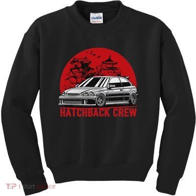 Civic Ek Hatchback Type R Japanese Car Kids Sweatshirt
