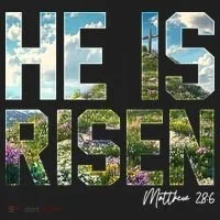 Celebrate Easter He Is Risen Matthew 18:6  Women's Sweatshirt thumb 2