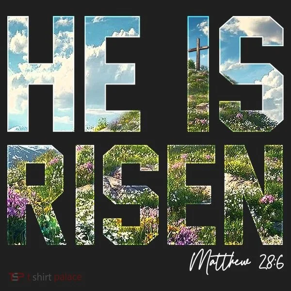 Celebrate Easter He Is Risen Matthew 18:6  Women's Sweatshirt