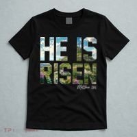 Celebrate Easter He Is Risen Matthew 18:6  T-Shirt thumb 5