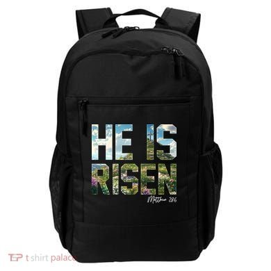 Celebrate Easter He Is Risen Matthew 18:6  Backpack