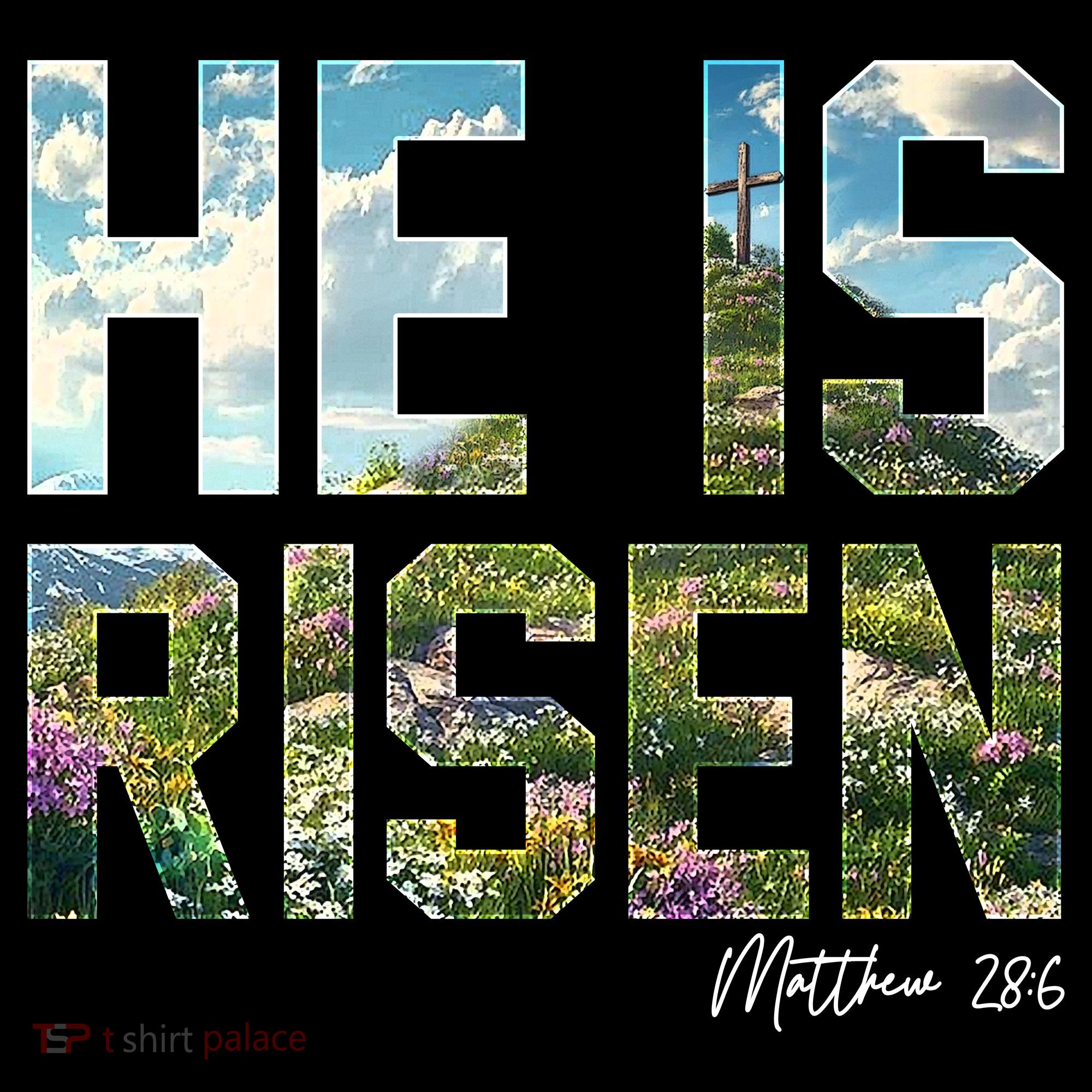 Celebrate Easter He Is Risen Matthew 18:6  Coaster