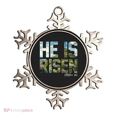 Celebrate Easter He Is Risen Matthew 18:6  Ornament