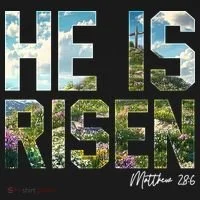 Celebrate Easter He Is Risen Matthew 18:6  Toddler Hoodie thumb 2