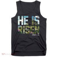 Celebrate Easter He Is Risen Matthew 18:6  Tank Top thumb 0