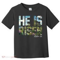 Celebrate Easter He Is Risen Matthew 18:6  Toddler T-Shirt thumb 0