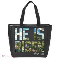 Celebrate Easter He Is Risen Matthew 18:6  Tote Bag thumb 0