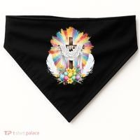 Celebrate Easter He Is Not Here He Is Risen Matthew 28:6 USA-Made Doggie Bandana thumb 0