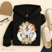 Celebrate Easter He Is Not Here He Is Risen Matthew 28:6 Hoodie thumb 4