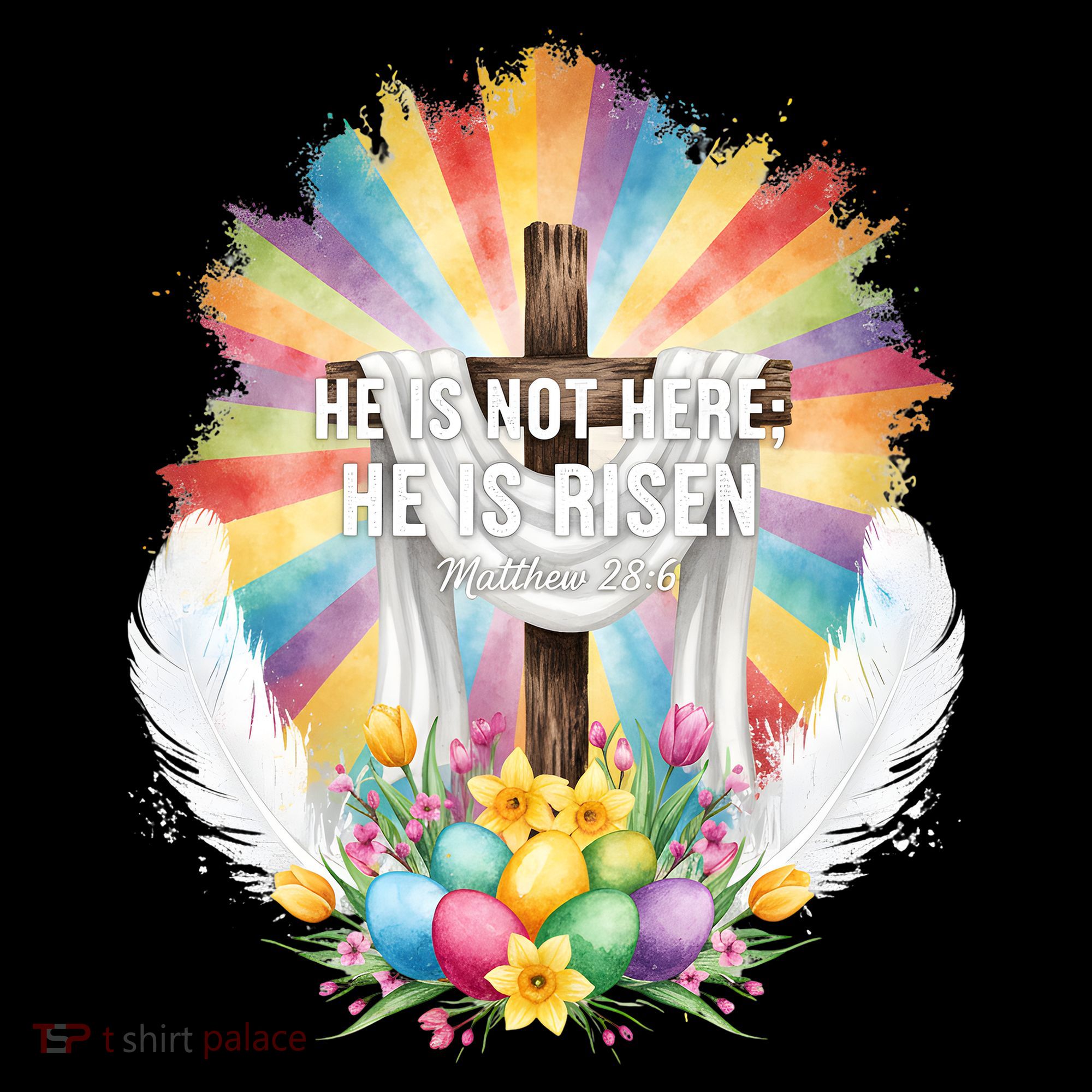 Celebrate Easter He Is Not Here He Is Risen Matthew 28:6 Button